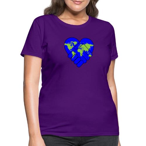 World United in Love - Women's T-Shirt