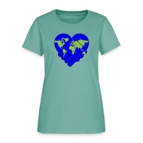 World United in Love - Women's T-Shirt