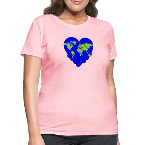World United in Love - Women's T-Shirt