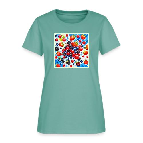 Colorful Berry Fiesta Design - Women's T-Shirt