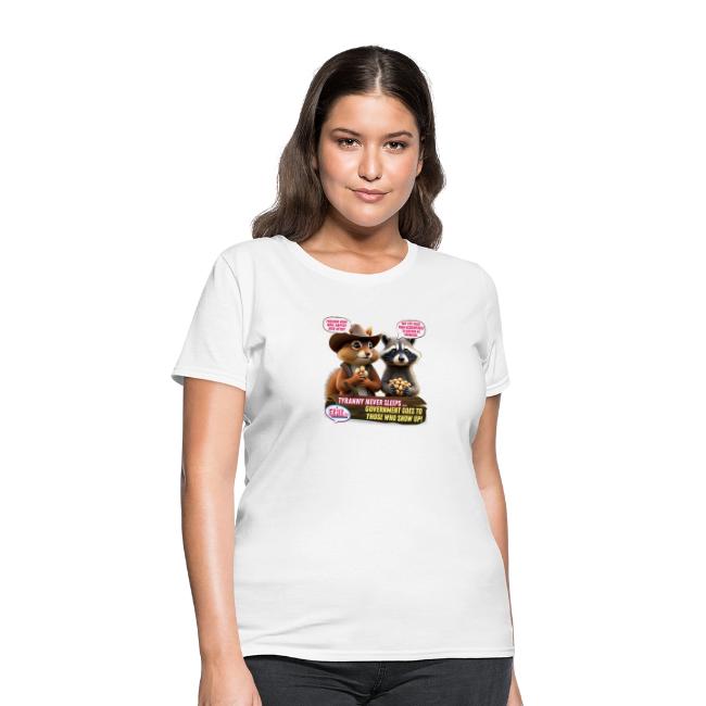 Freedom Squirrel and Raccoon