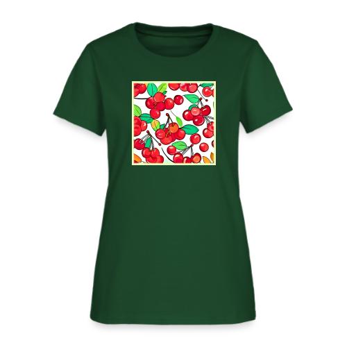 Cherry Pattern Design - Women's T-Shirt