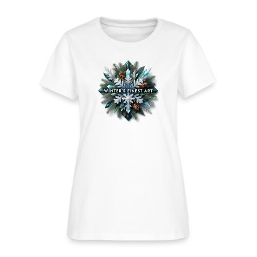 Intricate Frozen Evergreen T-Shirt - Women's T-Shirt