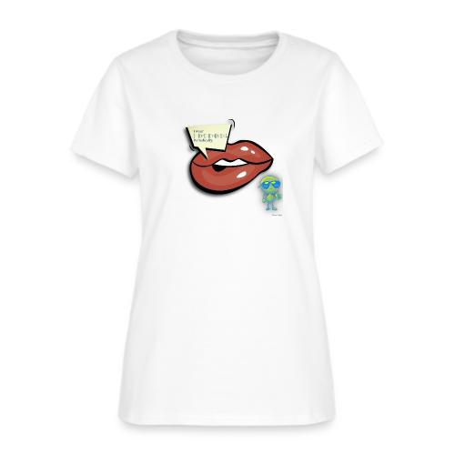 Smoon City_I wear lipstick - Women's T-Shirt