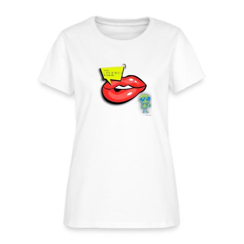 Smoon City_I wear lipstick enhanced - Women's T-Shirt