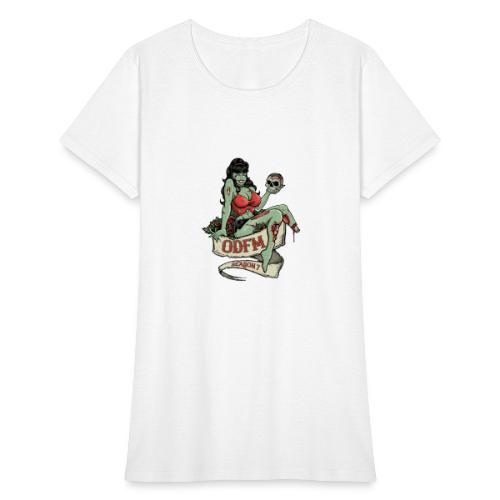 Sexy zombie ODFM Podcast™ - Women's T-Shirt