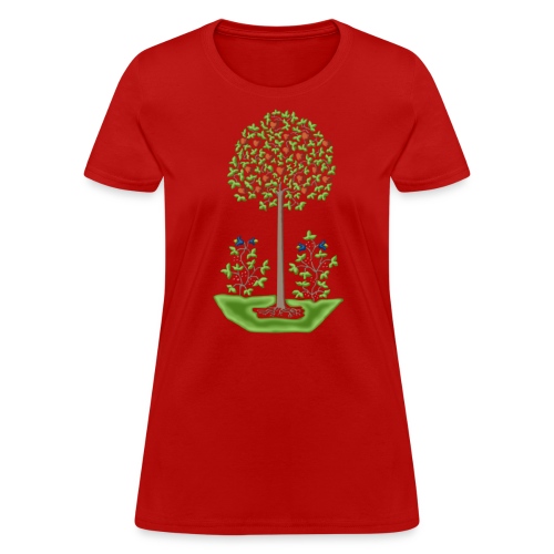 Fraktur Tree of Love - Women's T-Shirt
