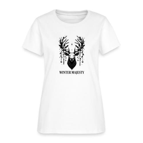 Majestic Reindeer T-Shirt, Poster, & Mug - Women's T-Shirt