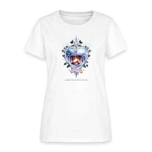 Imbolc Candle Veil T-Shirt | Veiled Rebirth - Women's T-Shirt