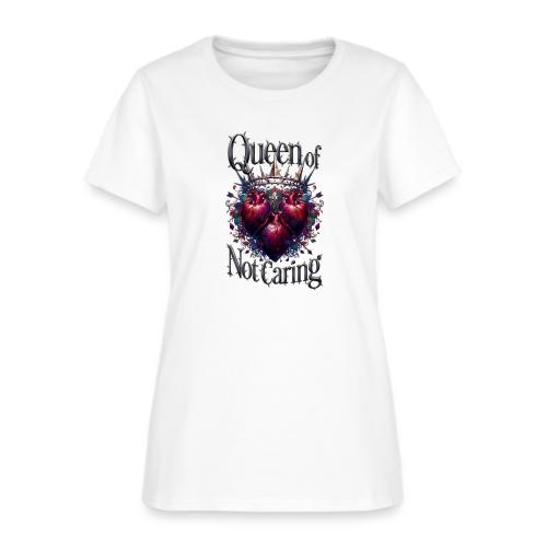 Queen of Not Caring T-Shirt - Women's T-Shirt