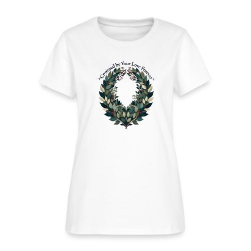 Crowned by Your Love Forever Laurel Wreath T-Shirt - Women's T-Shirt