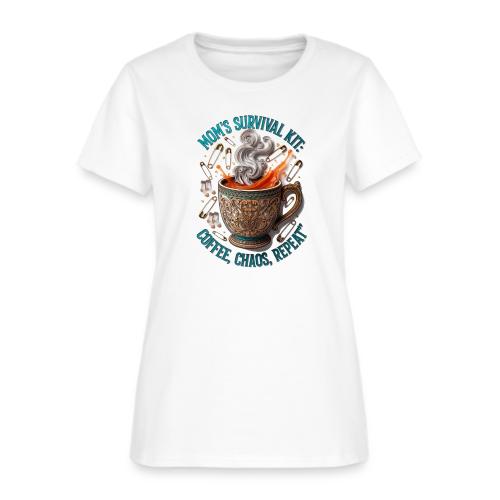 Mom's Survival Kit Tee | Coffee Chaos - Women's T-Shirt