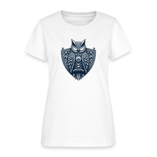 Night Watch Owl T Shirt, Sarcastic Dad Gift - Women's T-Shirt