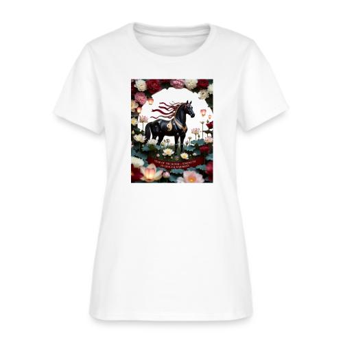 Year of the Horse Harmony T Shirt, Lunar New Year - Women's T-Shirt