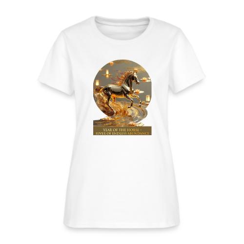 Year of the Horse Abundance T Shirt, Lunar NY Gift - Women's T-Shirt