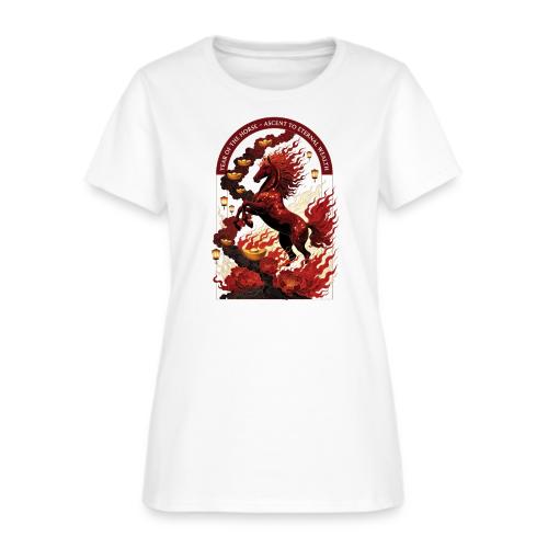 Year of the Horse Rise T Shirt,Lunar New Year Gift - Women's T-Shirt