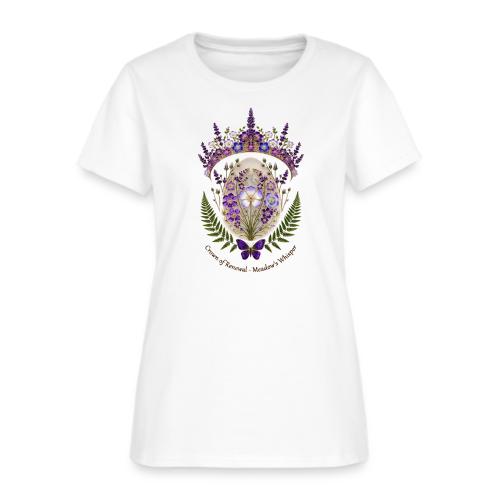 Spring Meadow Crown Tee, Cottagecore Renewal Gift - Women's T-Shirt