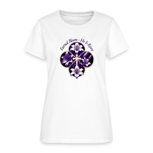 Easter Eternal Bloom Lily Crown T Shirt, Gift - Women's T-Shirt