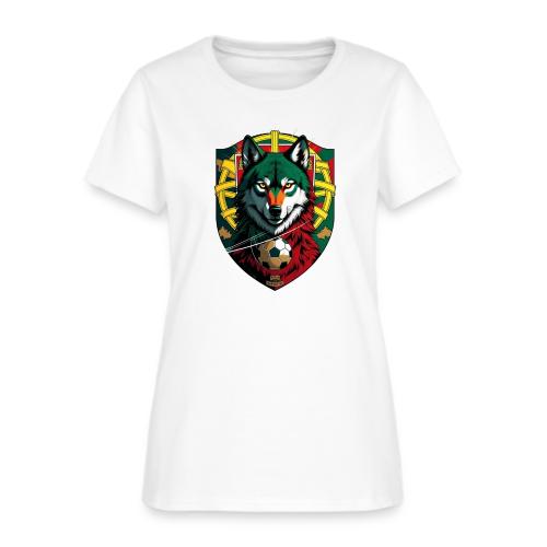 Portugal Iberian Wolf Soccer T Shirt,Football Gift - Women's T-Shirt
