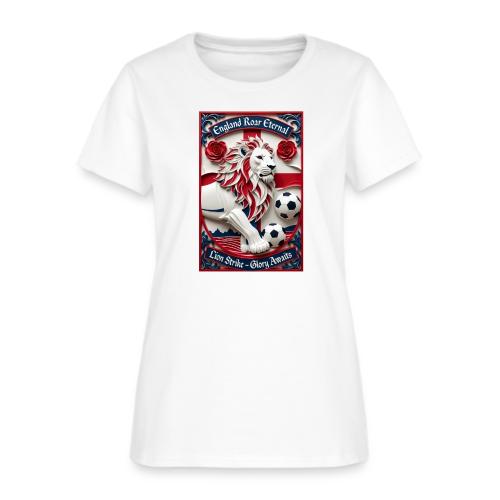 England Lion Soccer T Shirt, Football Pride Gift - Women's T-Shirt
