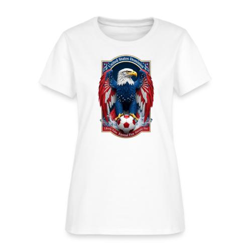 USA Eagle Emblem T Shirt, USA Soccer Pride Gift - Women's T-Shirt