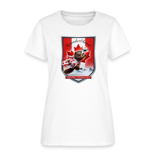 Canada Beaver Ascent T-Shirt, Canadian Pride Gift - Women's T-Shirt