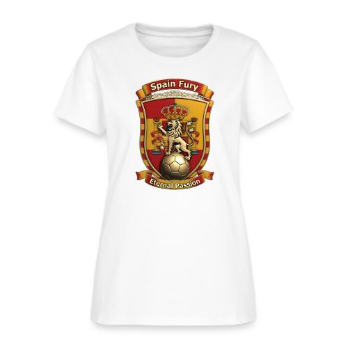 Spain Lion Fury T-Shirt, Spanish Crest Gift - Women's T-Shirt