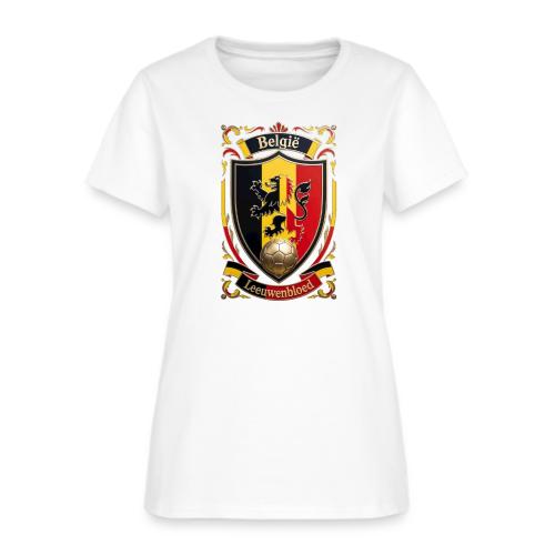 Belgium Lion Crest T-Shirt, Belgian Flag Gift - Women's T-Shirt