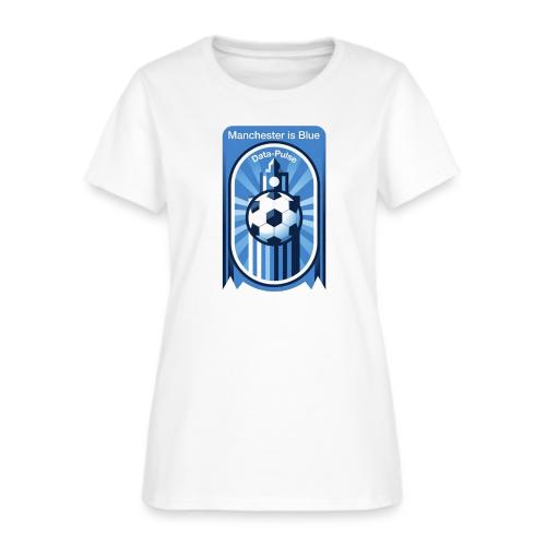 Manchester is Blue Soccer City T Shirt, Apparel - Women's T-Shirt