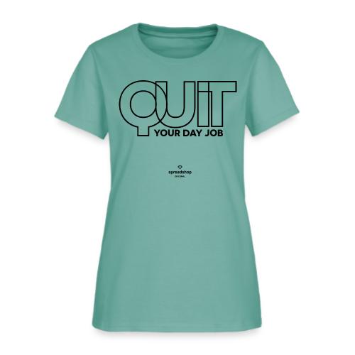 Quit in black - Women's T-Shirt