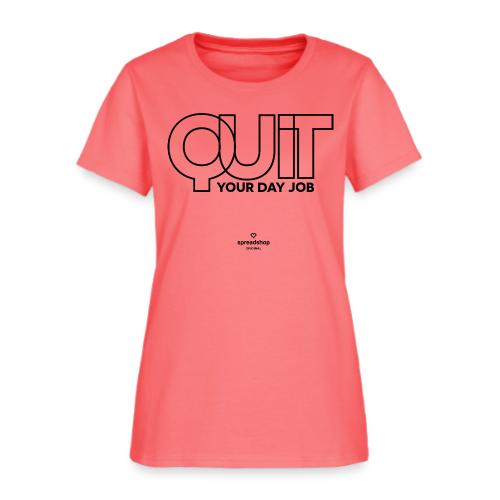 Quit in black - Women's T-Shirt