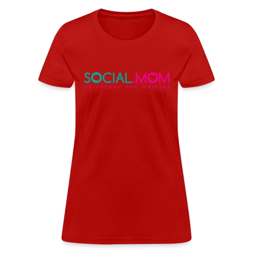 Social.mom logo français - Women's T-Shirt