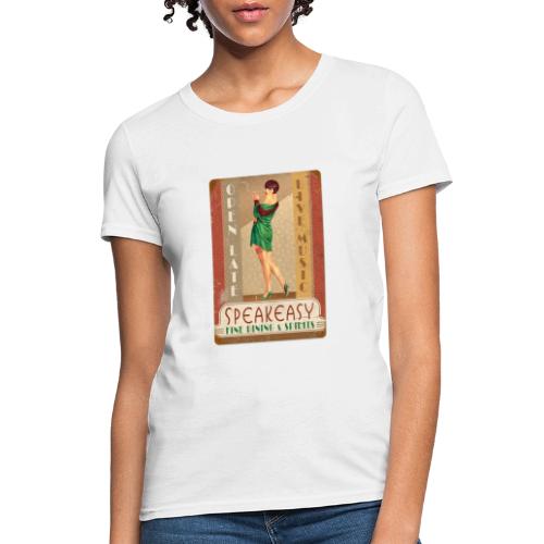 Vintage Speakeasy Pin Up Girl - Women's T-Shirt