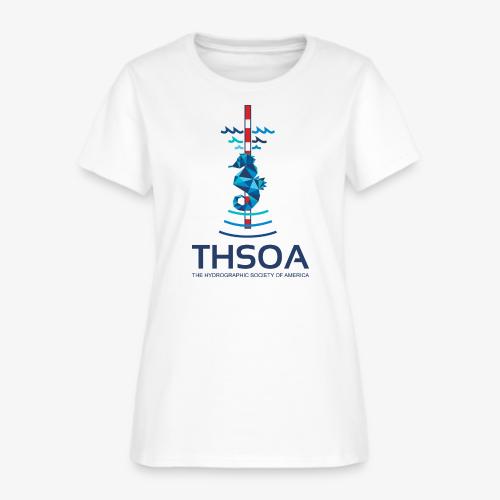 Seahorse Geo Type Stacked - Proud - Women's T-Shirt