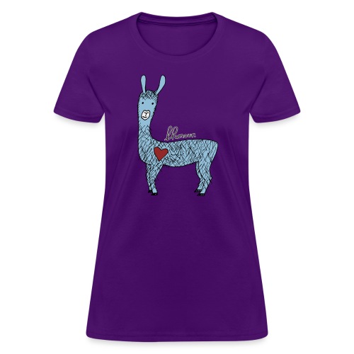 Cute llama - Women's T-Shirt