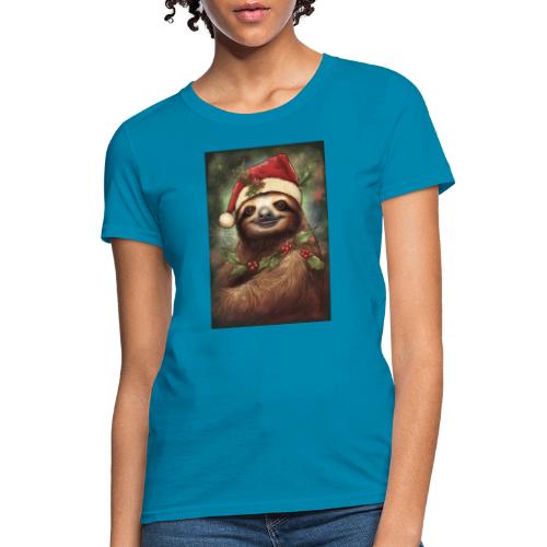 Christmas Sloth - Women's T-Shirt