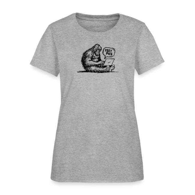 Big Foot Loves Big Feet - Black Ink
