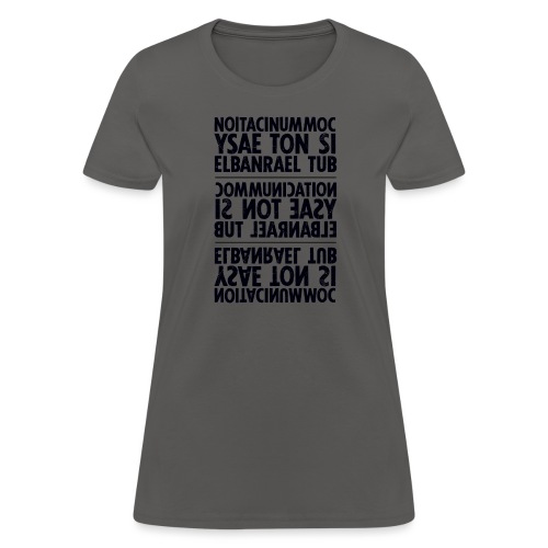communication black sixnineline - Women's T-Shirt