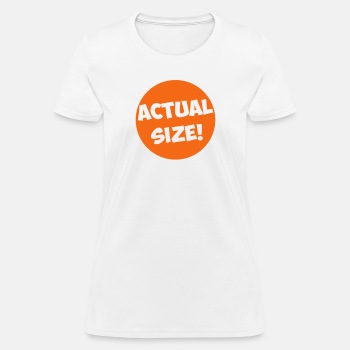 Actual size - T-shirt for women
