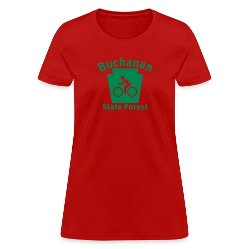 Buchanan State Forest Keystone Biker - Women's T-Shirt