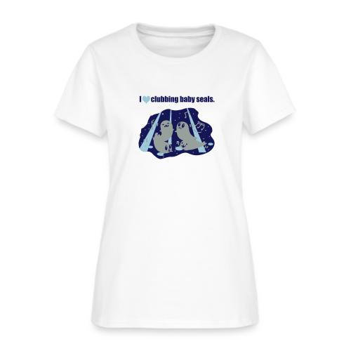 I Love Clubbing Seals - Women's T-Shirt