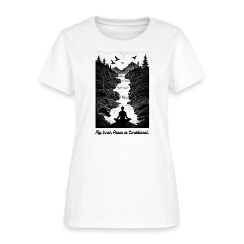Conditional Inner Peace T-Shirt | Minimalist Zen - Women's T-Shirt