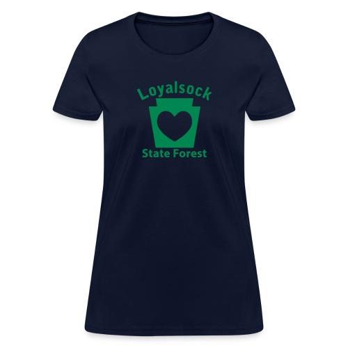 Loyalsock State Forest Keystone Heart - Women's T-Shirt