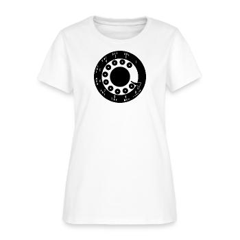 Vintage Rotary Dial Telephone - Women's T-Shirt - white - Front