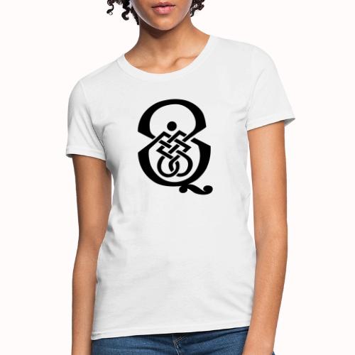 qcpb black logo - Women's T-Shirt