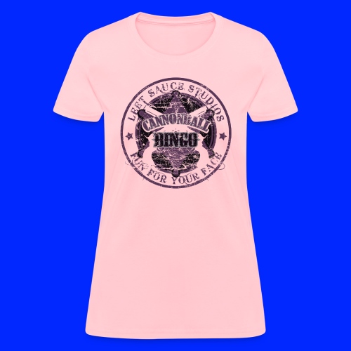 Vintage Cannonball Bingo Badge All Purple - Women's T-Shirt