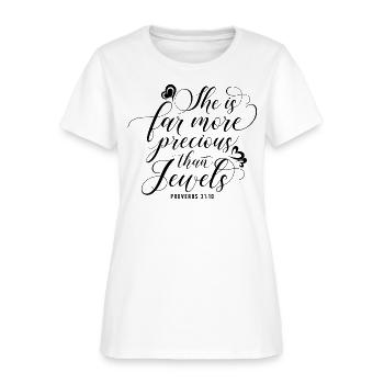 PROVERBS 31 10 - Women's T-Shirt - white - Front