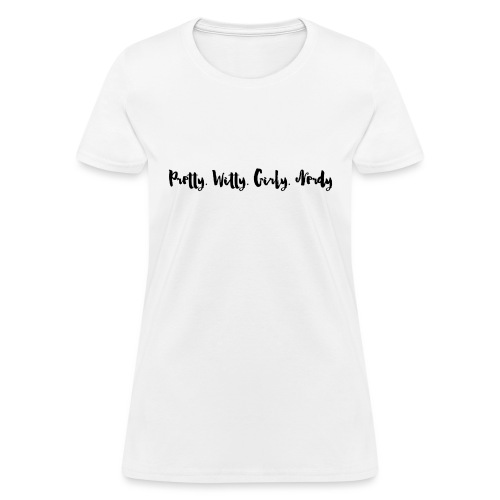 Pretty Witty Girly Nerdy - Women's T-Shirt