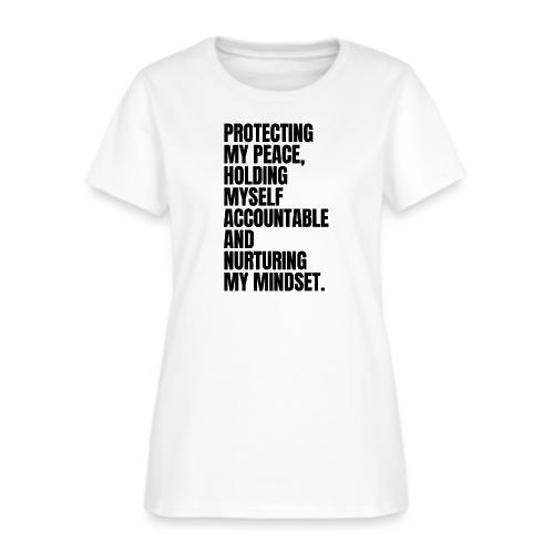 PEACE, ACCOUNTABILITY & MINDSET - Women's T-Shirt