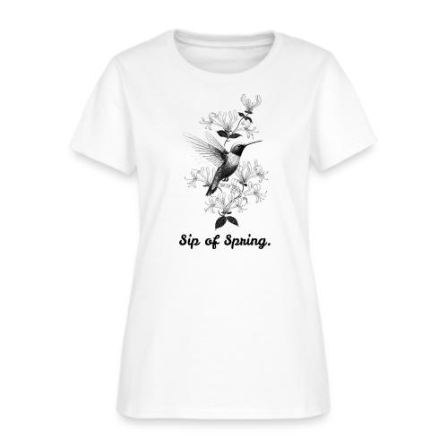Hummingbird T-Shirt, Honeysuckle Vine - Women's T-Shirt